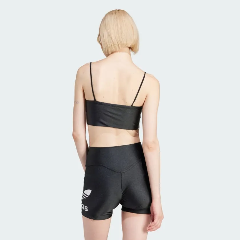 Adidas Women's "3 Stripes" Bra Top - Black/White