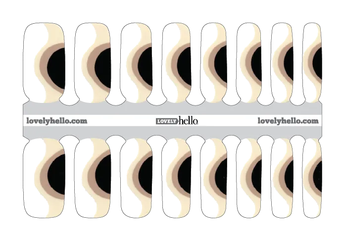 Asymmetrical Nail Wraps