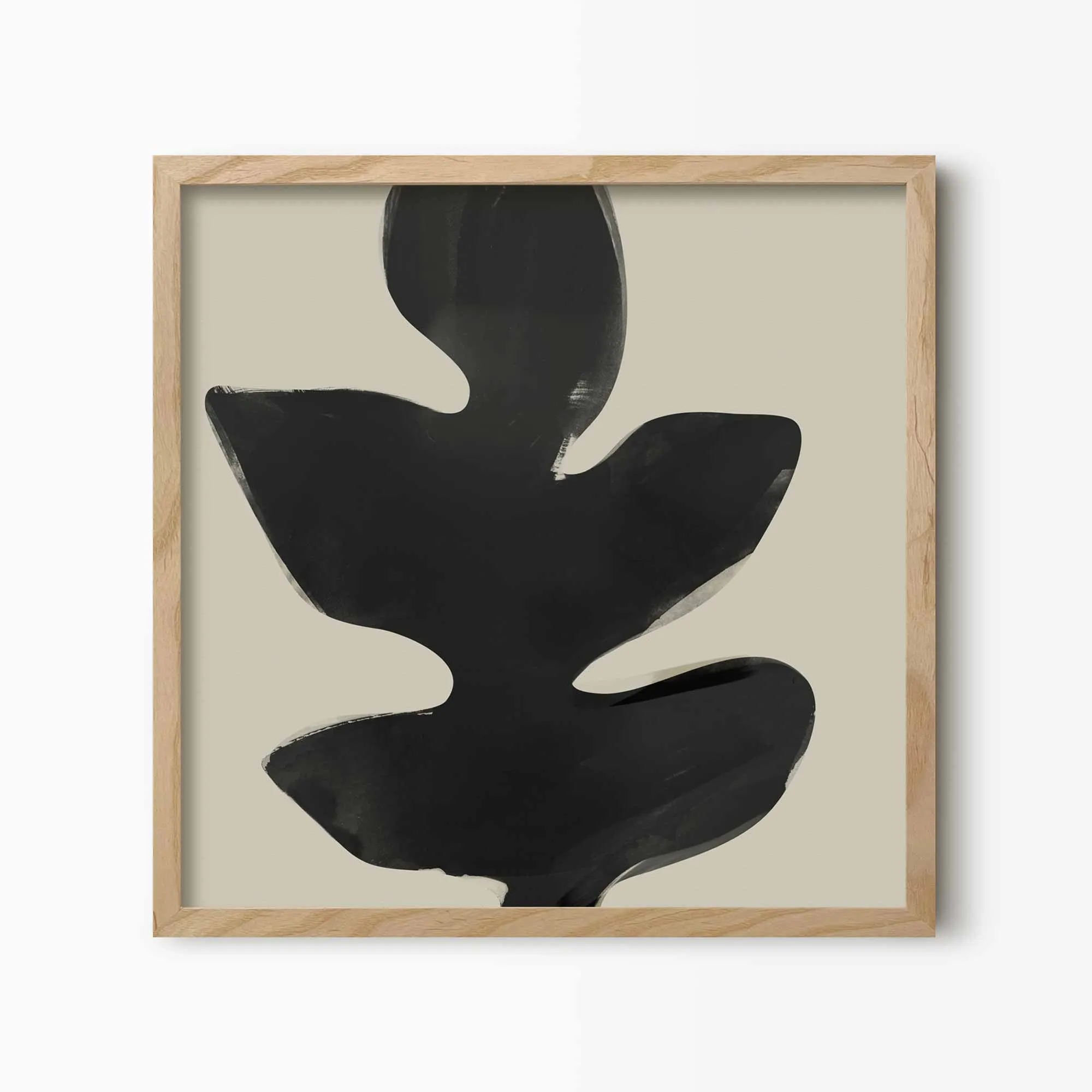Big Leaf Abstract Art Print