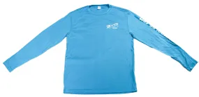 B'n'M Fishing Blue Dry Fit Long Sleeve