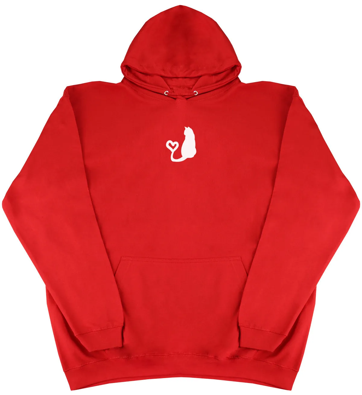 Cat Heart Tail - Kids Oversized Comfy Original Hoody