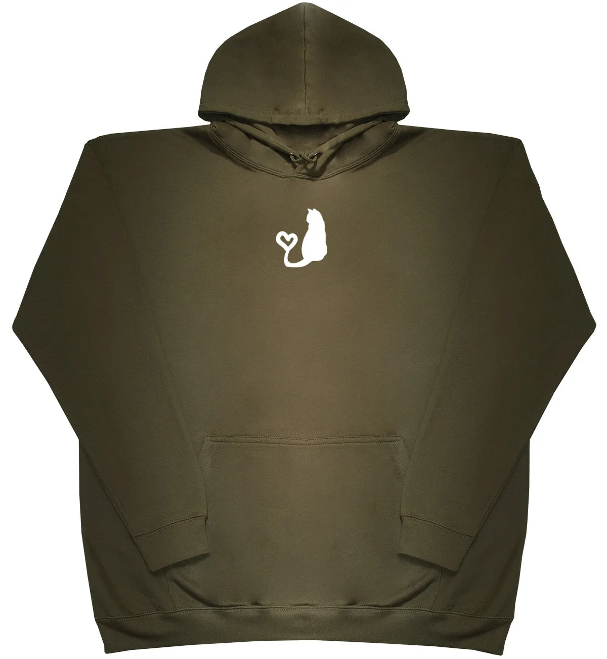 Cat Heart Tail - Kids Oversized Comfy Original Hoody