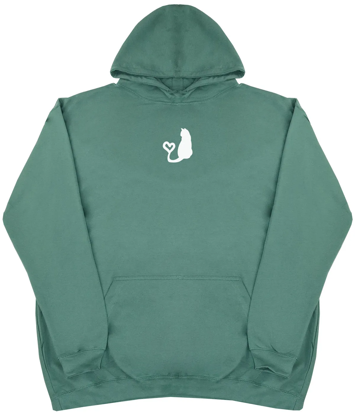 Cat Heart Tail - Kids Oversized Comfy Original Hoody
