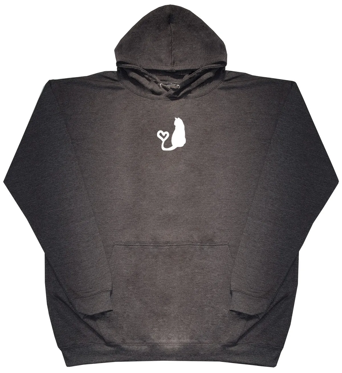 Cat Heart Tail - Kids Oversized Comfy Original Hoody