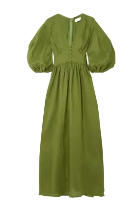 Clemente Maxi Dress in Green