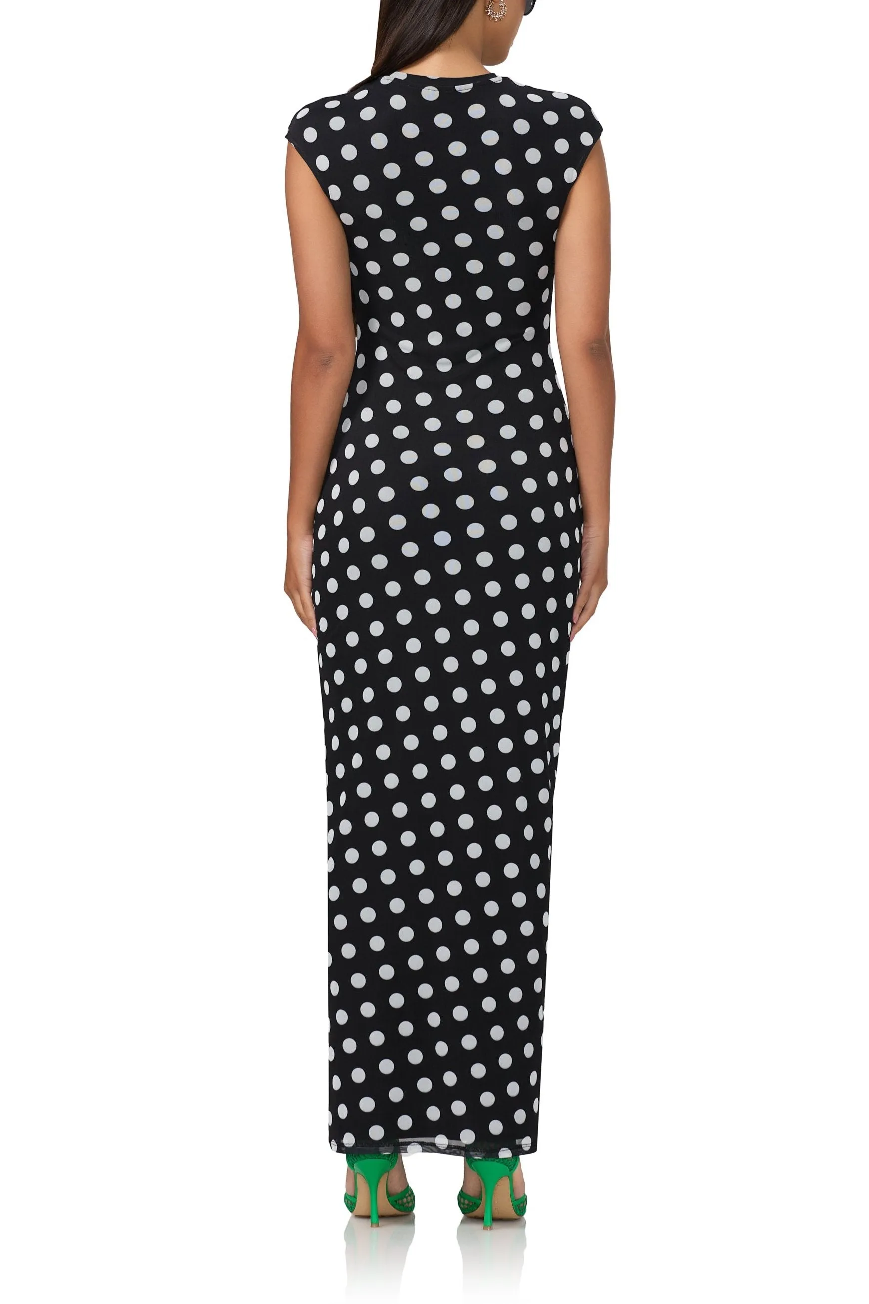 Cody Maxi Dress - Diagonal Dot
