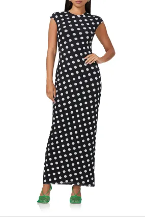 Cody Maxi Dress - Diagonal Dot