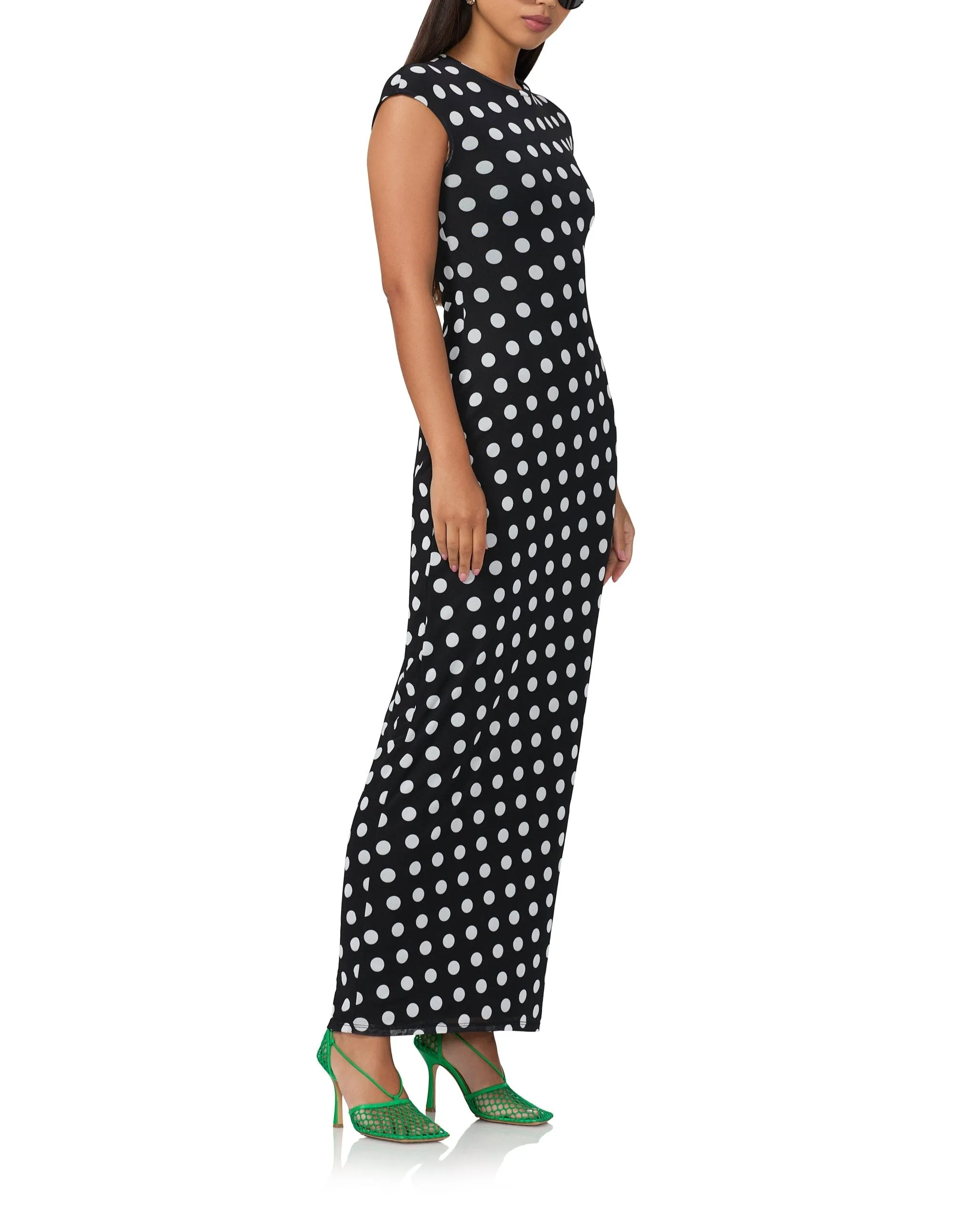 Cody Maxi Dress - Diagonal Dot