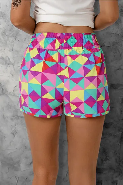 Color Block Shorts
