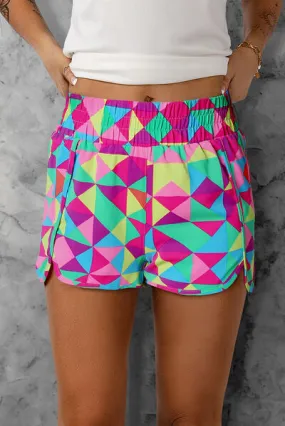 Color Block Shorts