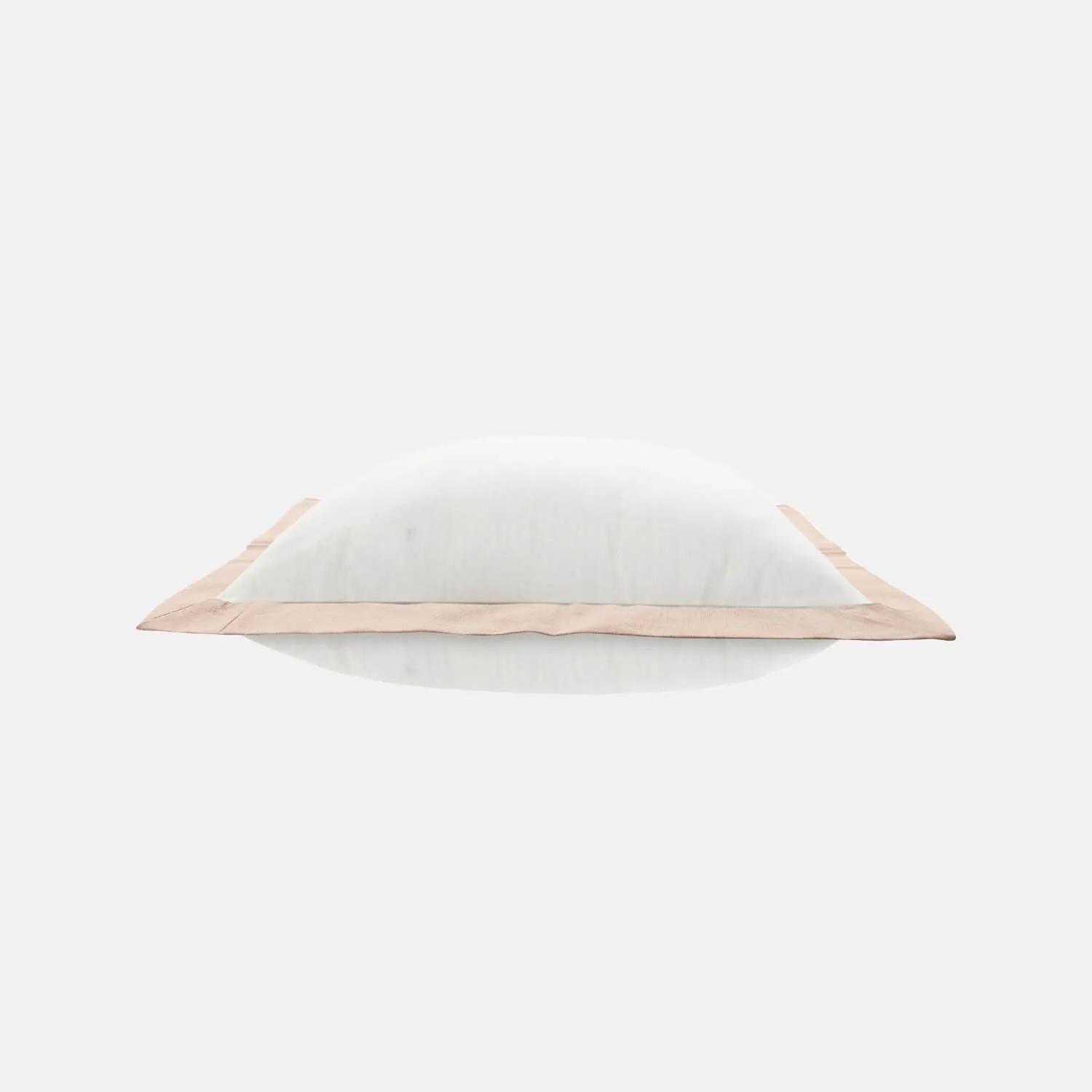 Color Border Square Throw Pillow