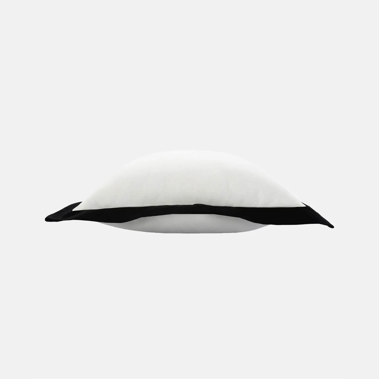 Color Border Square Throw Pillow