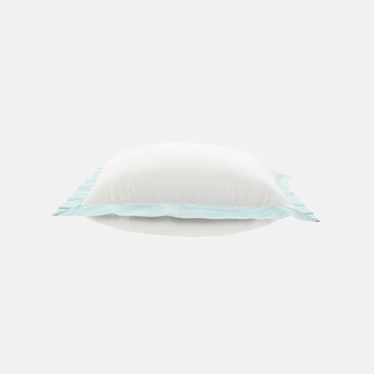 Color Border Square Throw Pillow