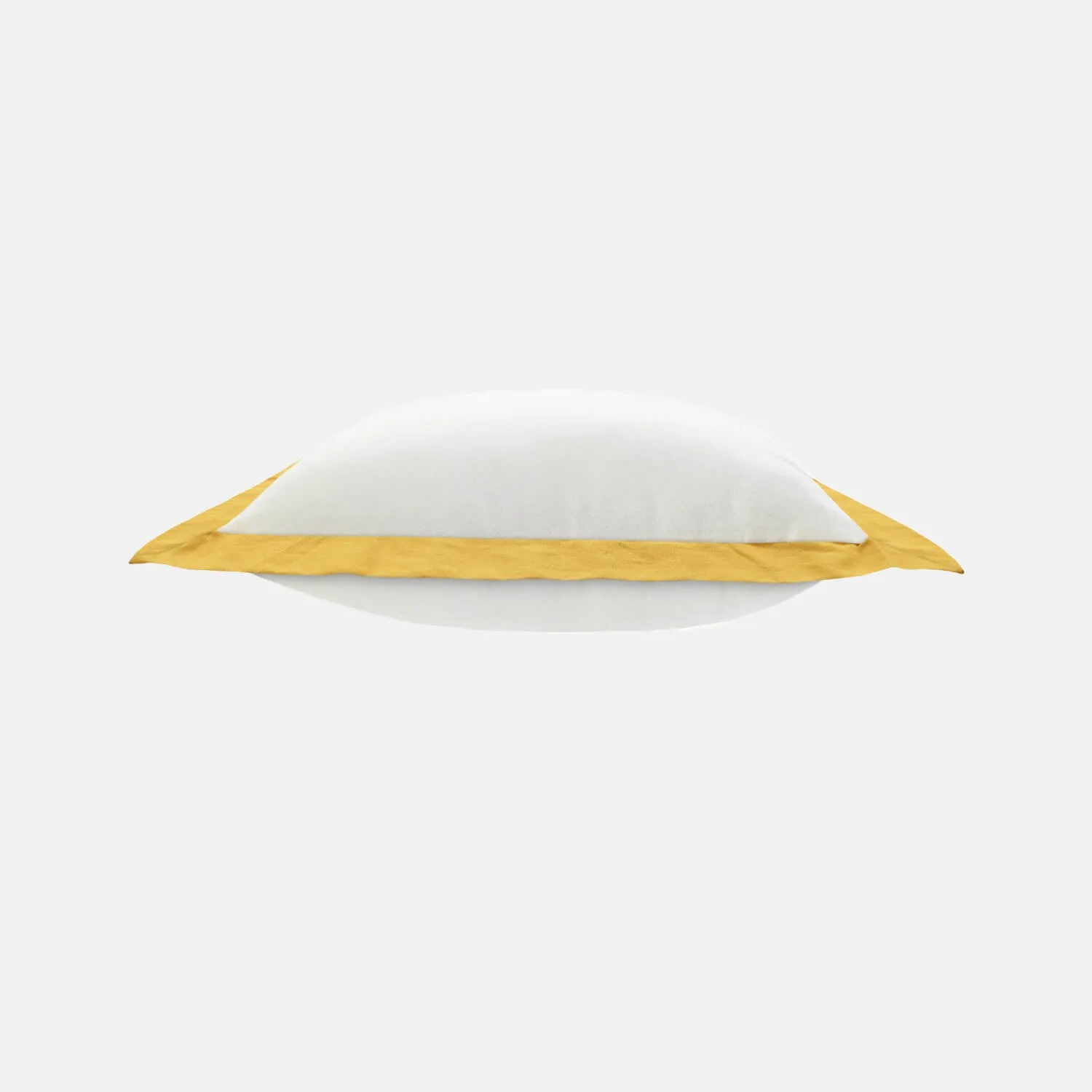 Color Border Square Throw Pillow