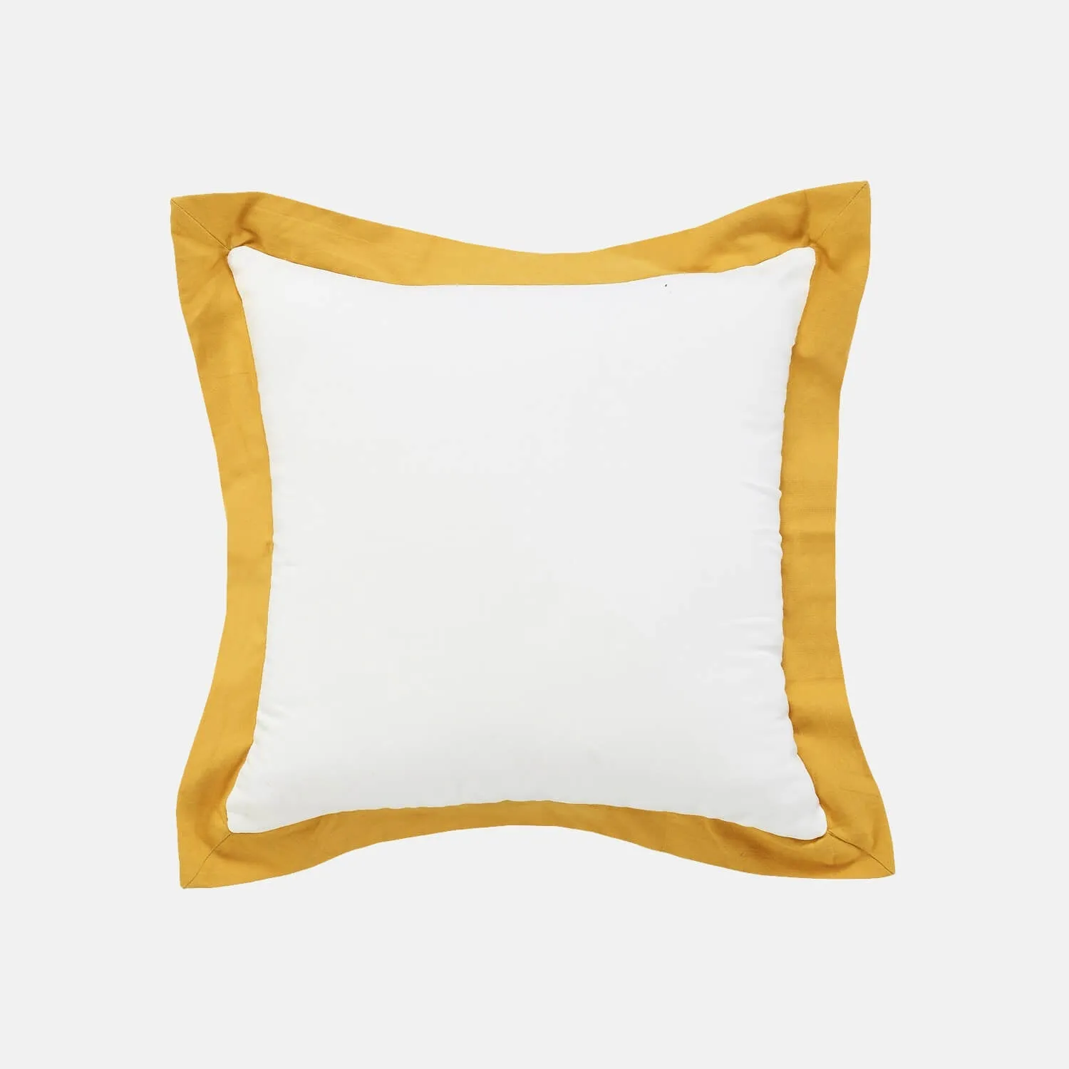 Color Border Square Throw Pillow
