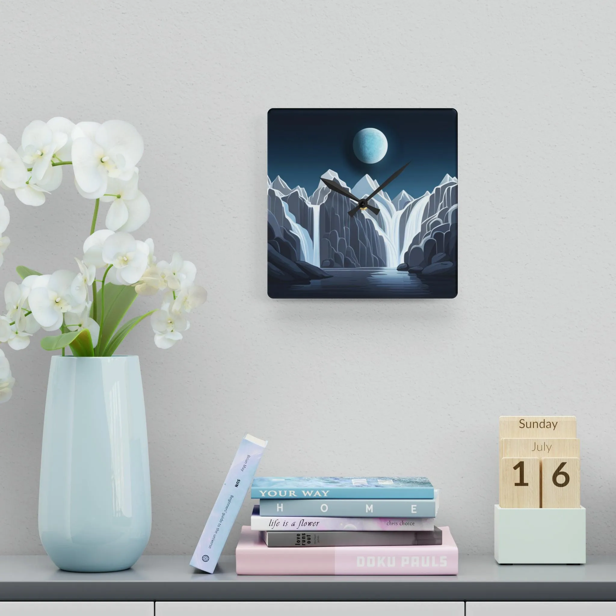 Contemporary Acrylic Wall Clocks for Elegant Home Decor