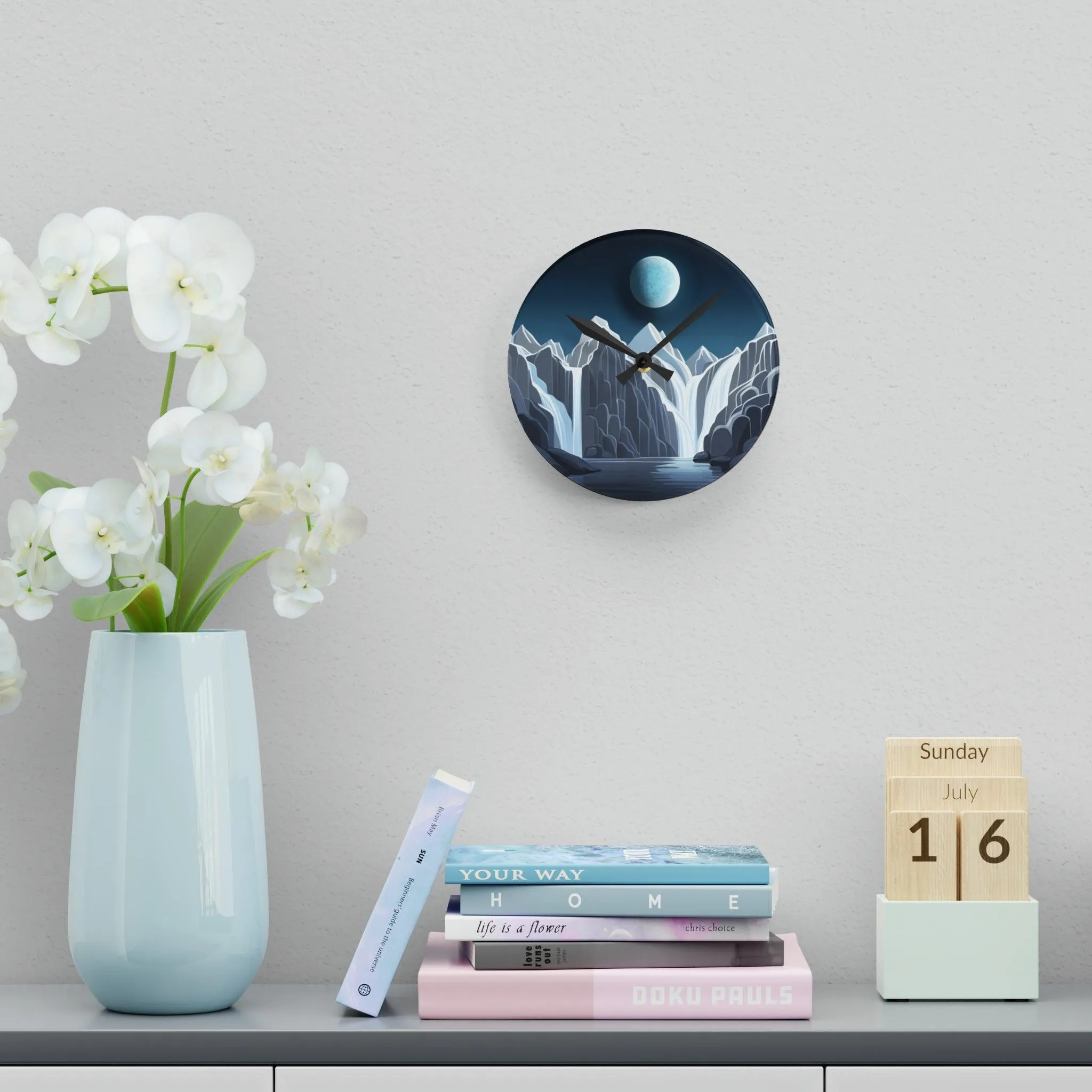 Contemporary Acrylic Wall Clocks for Elegant Home Decor