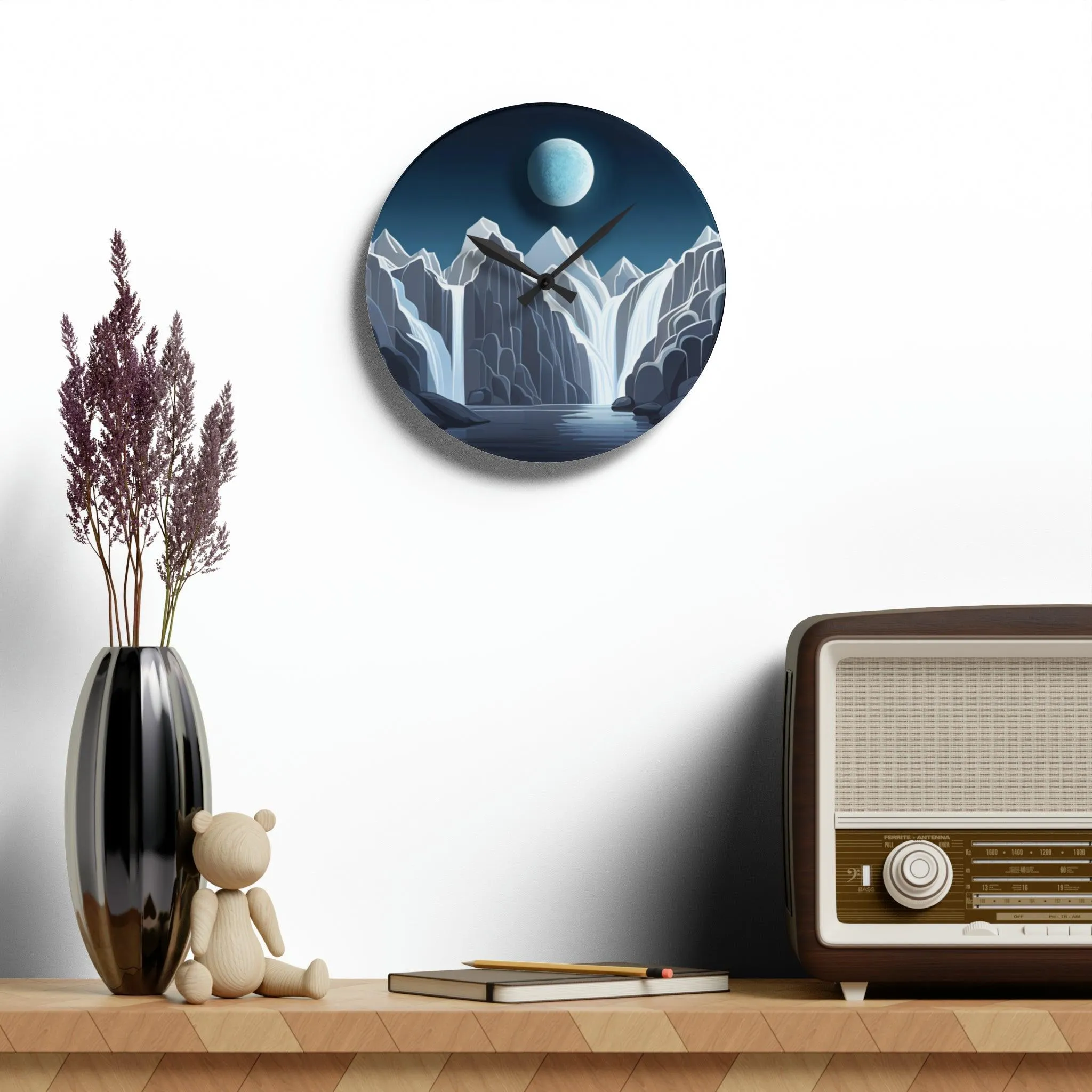 Contemporary Acrylic Wall Clocks for Elegant Home Decor