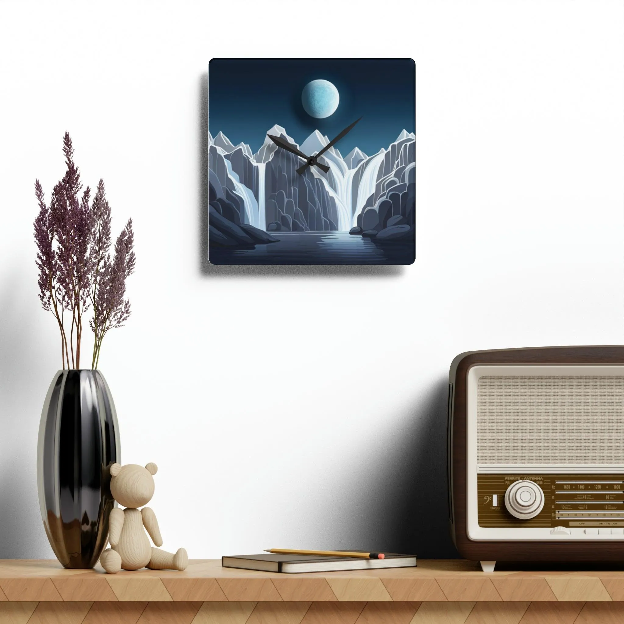 Contemporary Acrylic Wall Clocks for Elegant Home Decor