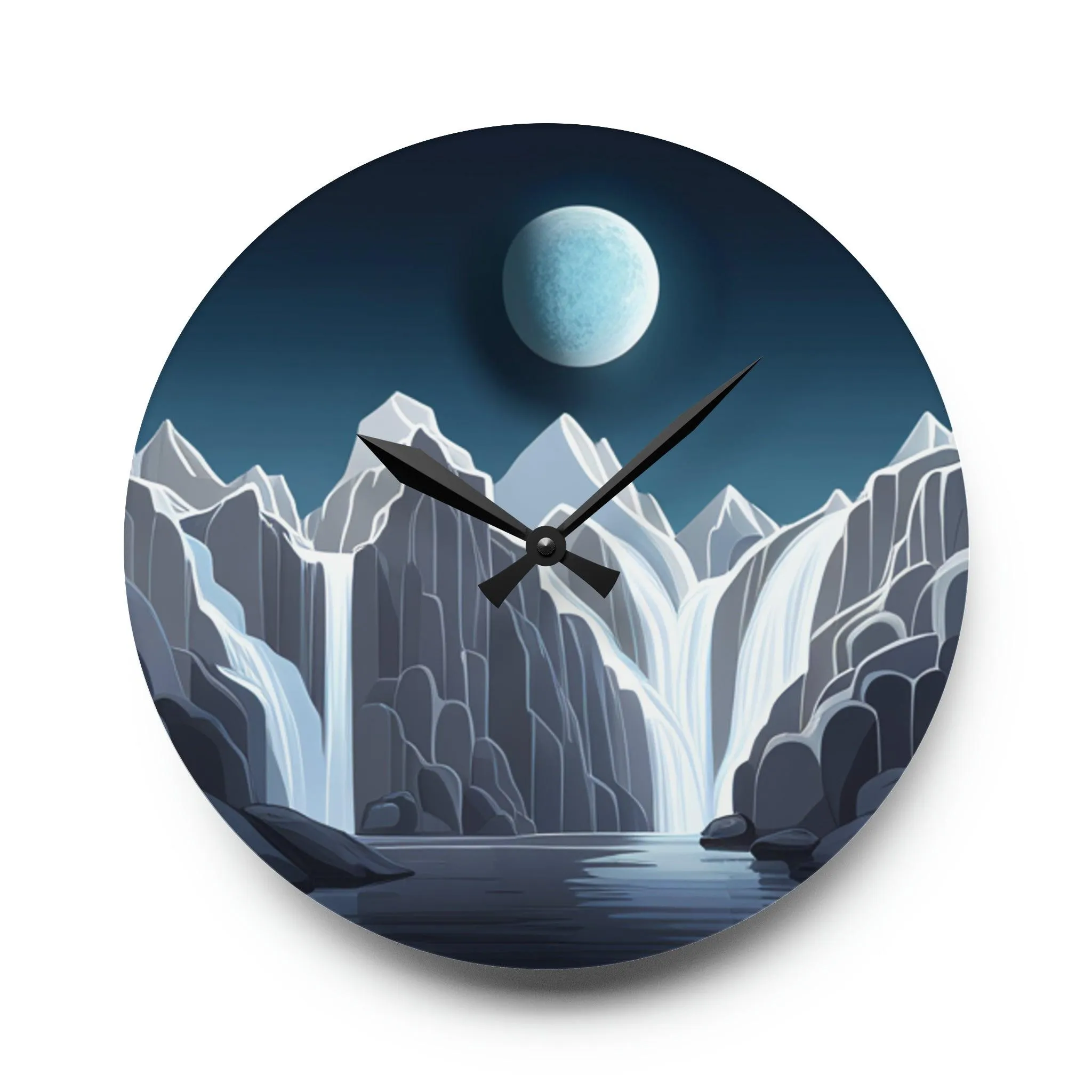 Contemporary Acrylic Wall Clocks for Elegant Home Decor