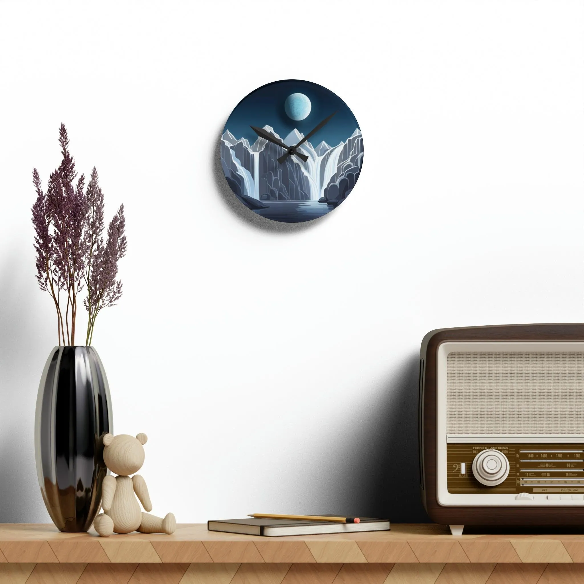 Contemporary Acrylic Wall Clocks for Elegant Home Decor