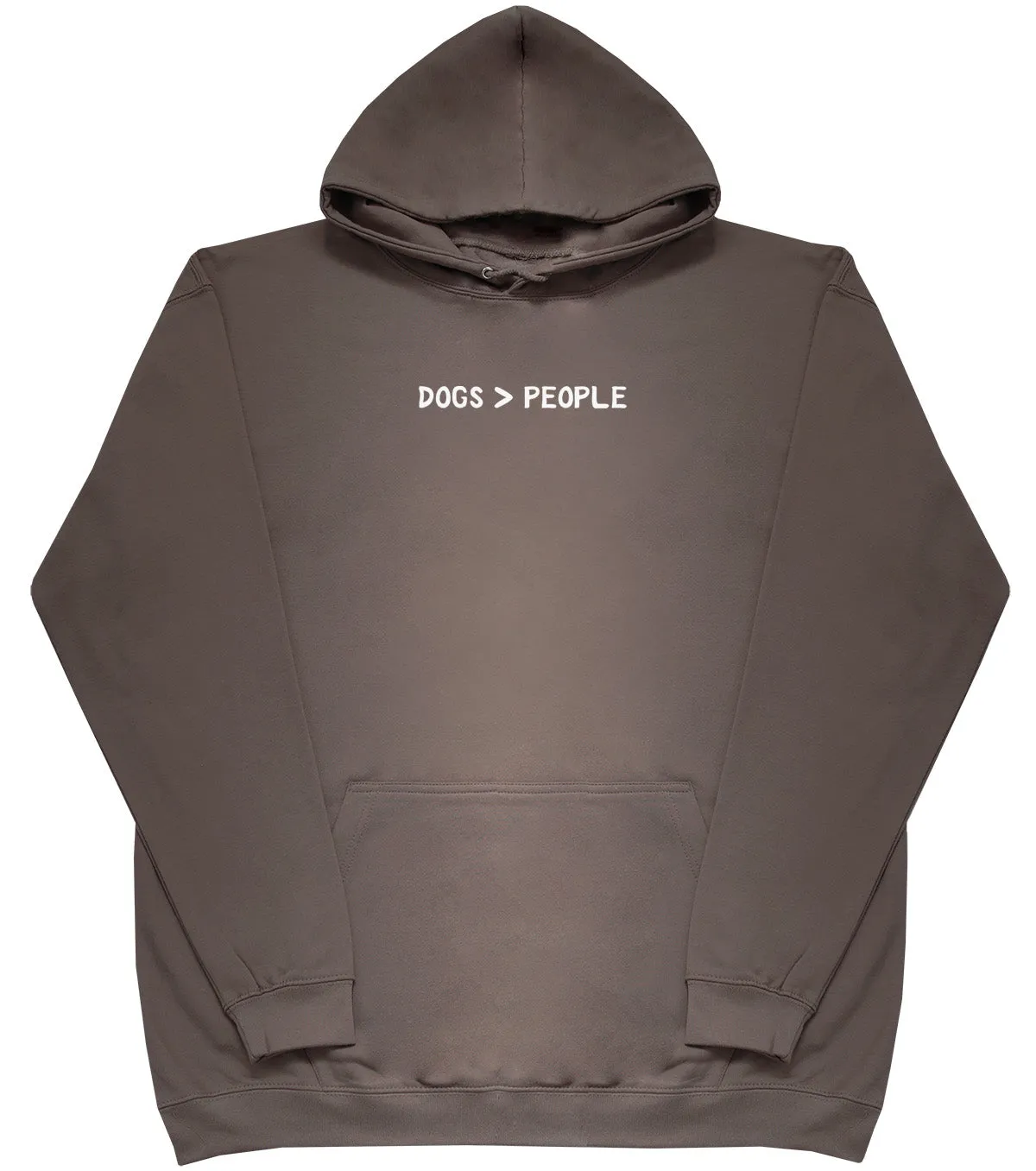 Dogs Are Greater Than People - Kids Oversized Comfy Original Hoody