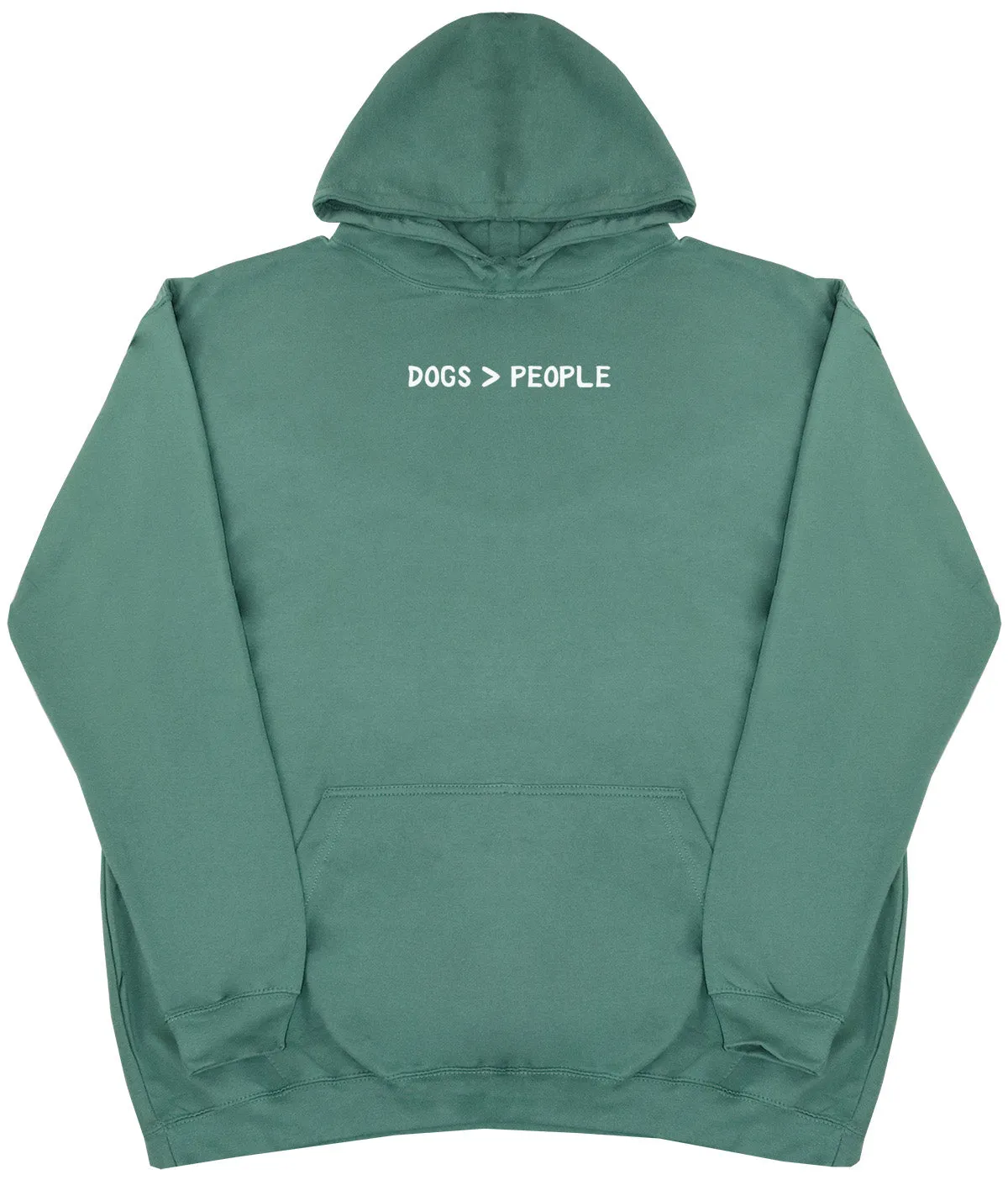 Dogs Are Greater Than People - Kids Oversized Comfy Original Hoody