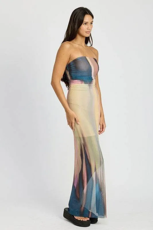 Emory Park Shirred Tube Maxi Dress