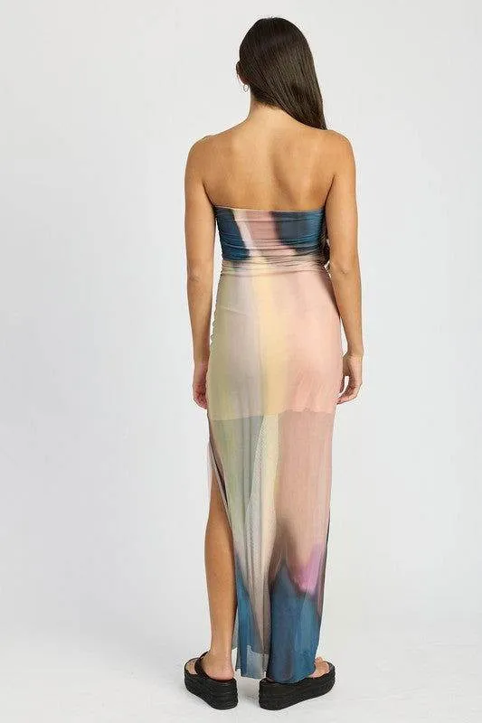 Emory Park Shirred Tube Maxi Dress