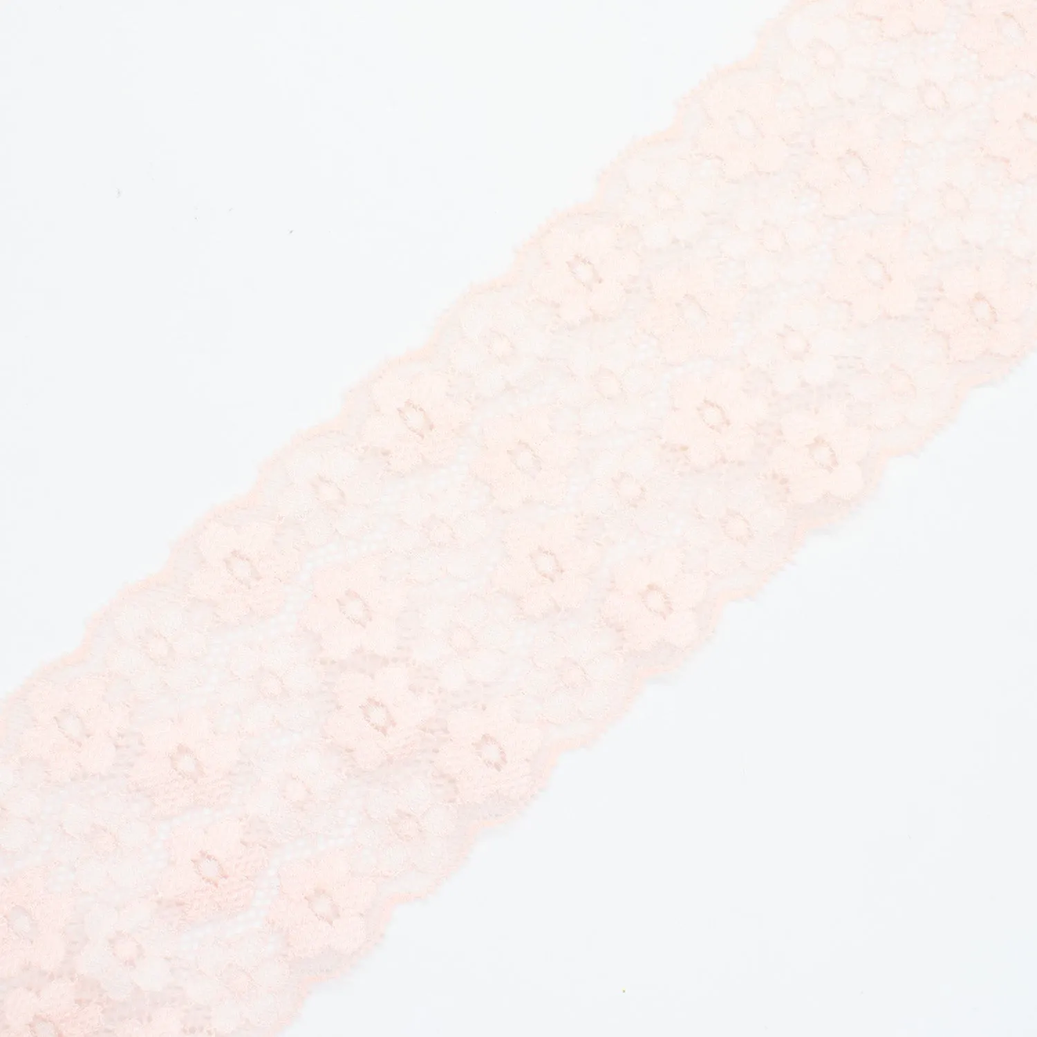 Floral Bloom Stretch Raschel Lace Trim 70mm