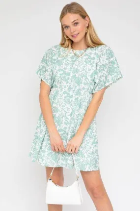 Gilli | Kimono Sleeve Floral Print Dress