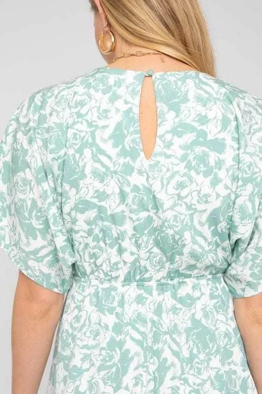 Gilli | Kimono Sleeve Floral Print Dress
