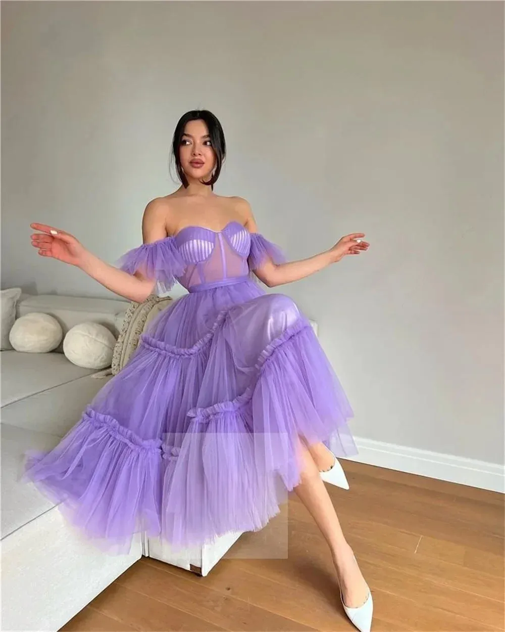 Girlary Women Dresses for Party and Wedding Dress Prom Dresses 2024 Robe Evening Gown Elegant Gowns Bridesmaid Dress Woman Formal Luxury