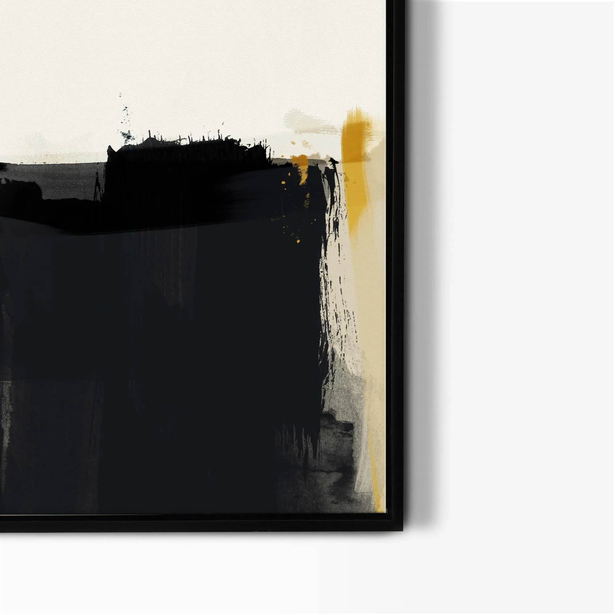 High Spirits & Quiet Mind Framed Abstract Canvas Set