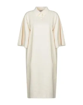 Jil Sander Women Knee-length dress Ivory 6 UK