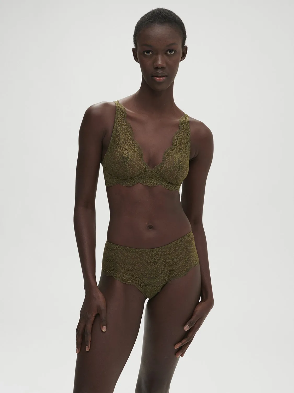 Karma Boyshort - Adventure Green