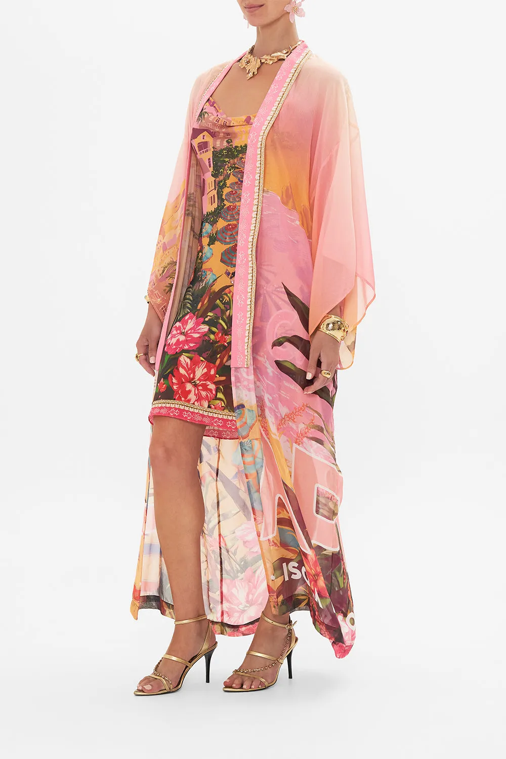 KIMONO LAYER WITH COLLAR CAPRI ME