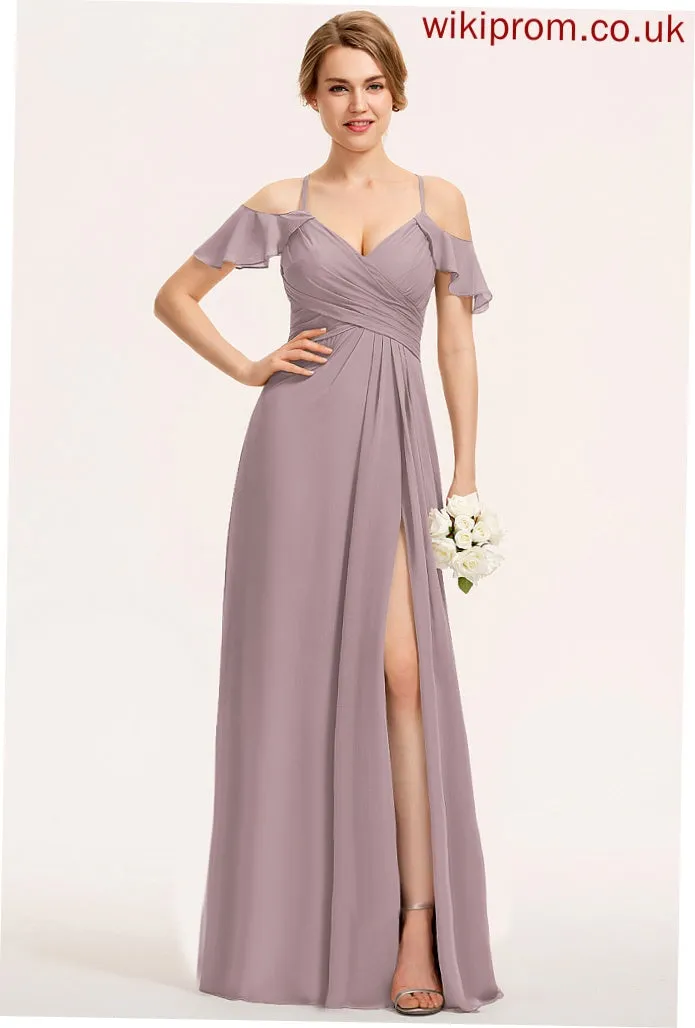 Length Floor-Length Silhouette Fabric Embellishment Pleated A-Line Straps&Sleeves Raquel Floor Length Empire Waist Sleeveless Bridesmaid Dresses