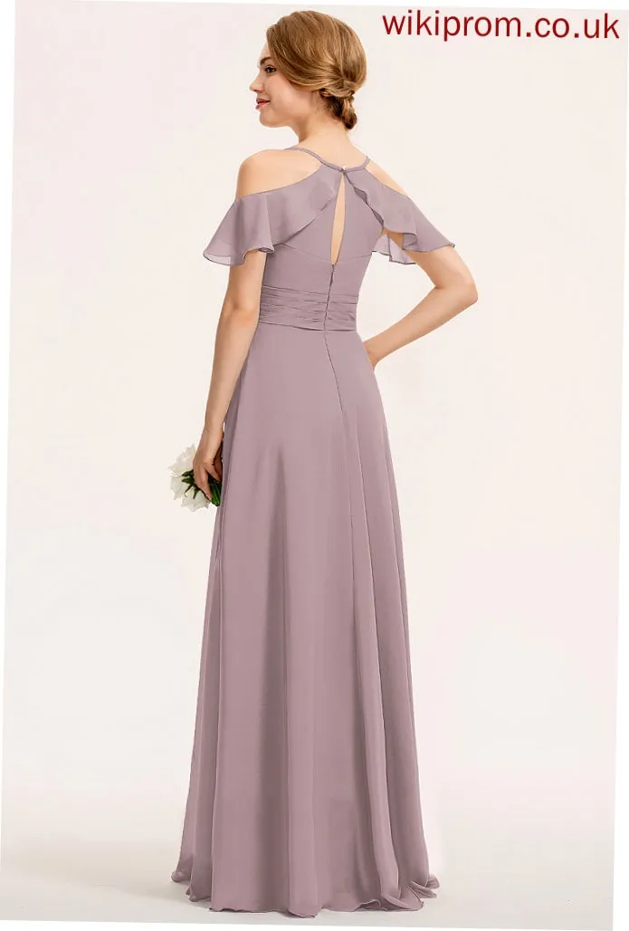 Length Floor-Length Silhouette Fabric Embellishment Pleated A-Line Straps&Sleeves Raquel Floor Length Empire Waist Sleeveless Bridesmaid Dresses