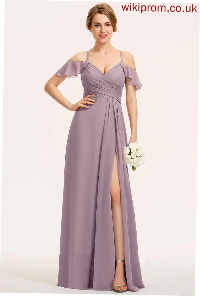 Length Floor-Length Silhouette Fabric Embellishment Pleated A-Line Straps&Sleeves Raquel Floor Length Empire Waist Sleeveless Bridesmaid Dresses