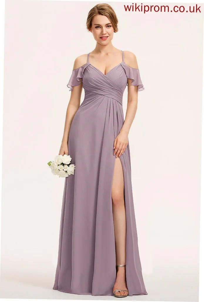 Length Floor-Length Silhouette Fabric Embellishment Pleated A-Line Straps&Sleeves Raquel Floor Length Empire Waist Sleeveless Bridesmaid Dresses