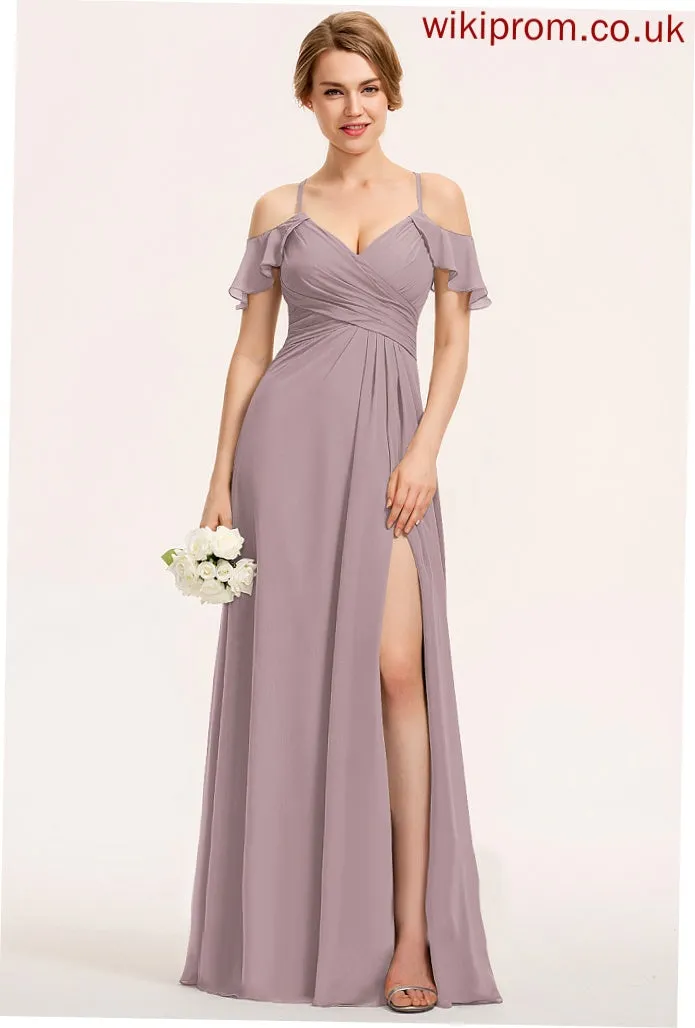 Length Floor-Length Silhouette Fabric Embellishment Pleated A-Line Straps&Sleeves Raquel Floor Length Empire Waist Sleeveless Bridesmaid Dresses