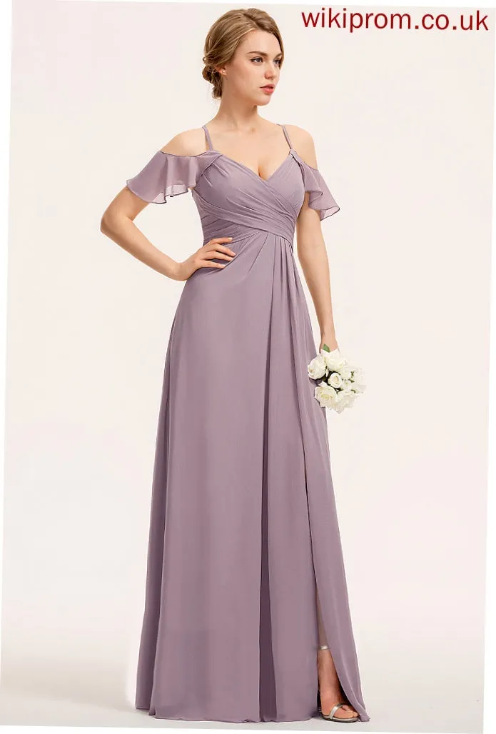Length Floor-Length Silhouette Fabric Embellishment Pleated A-Line Straps&Sleeves Raquel Floor Length Empire Waist Sleeveless Bridesmaid Dresses