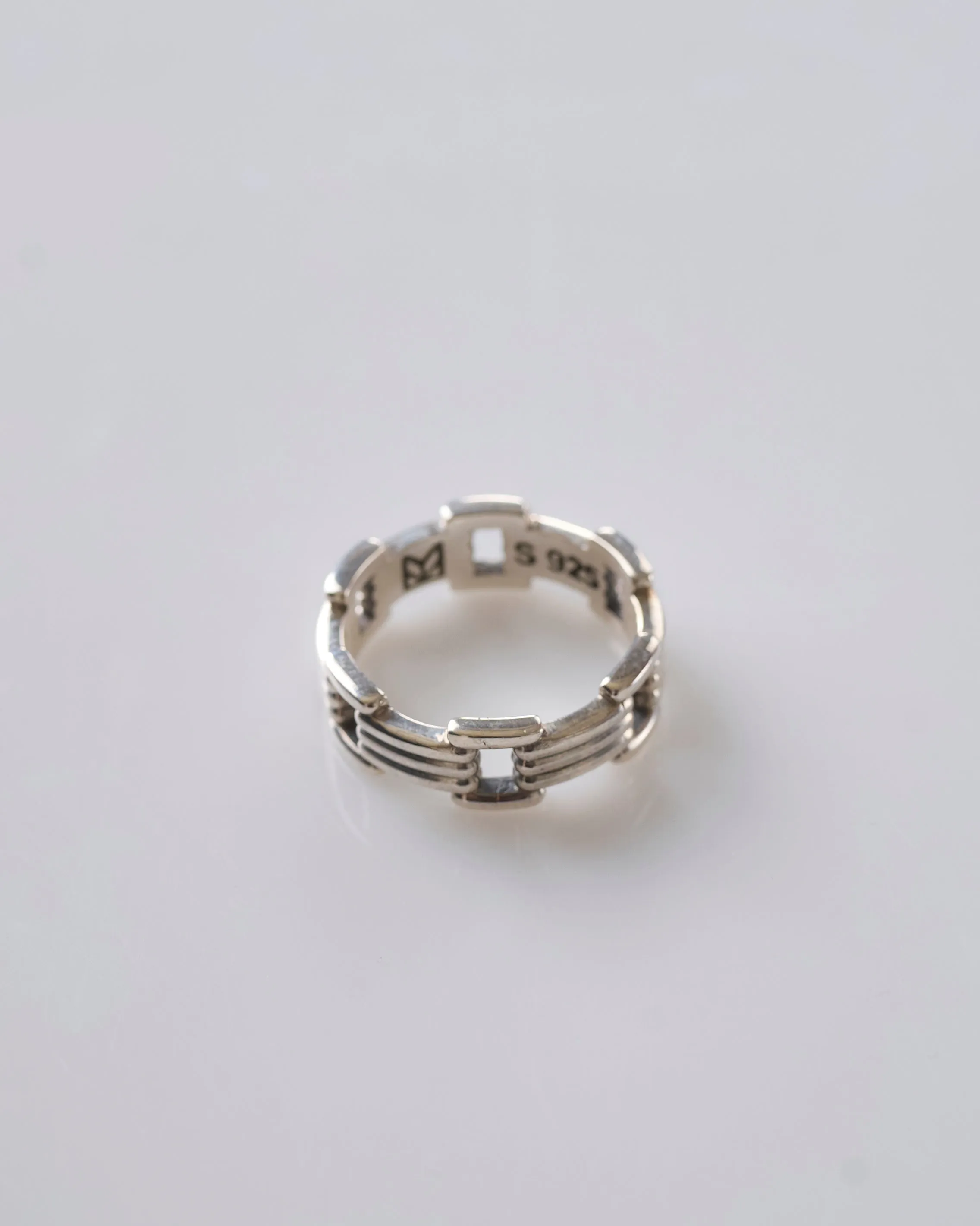 Maple Lui Link Ring Silver 925