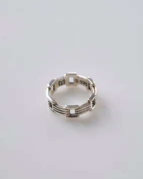 Maple Lui Link Ring Silver 925