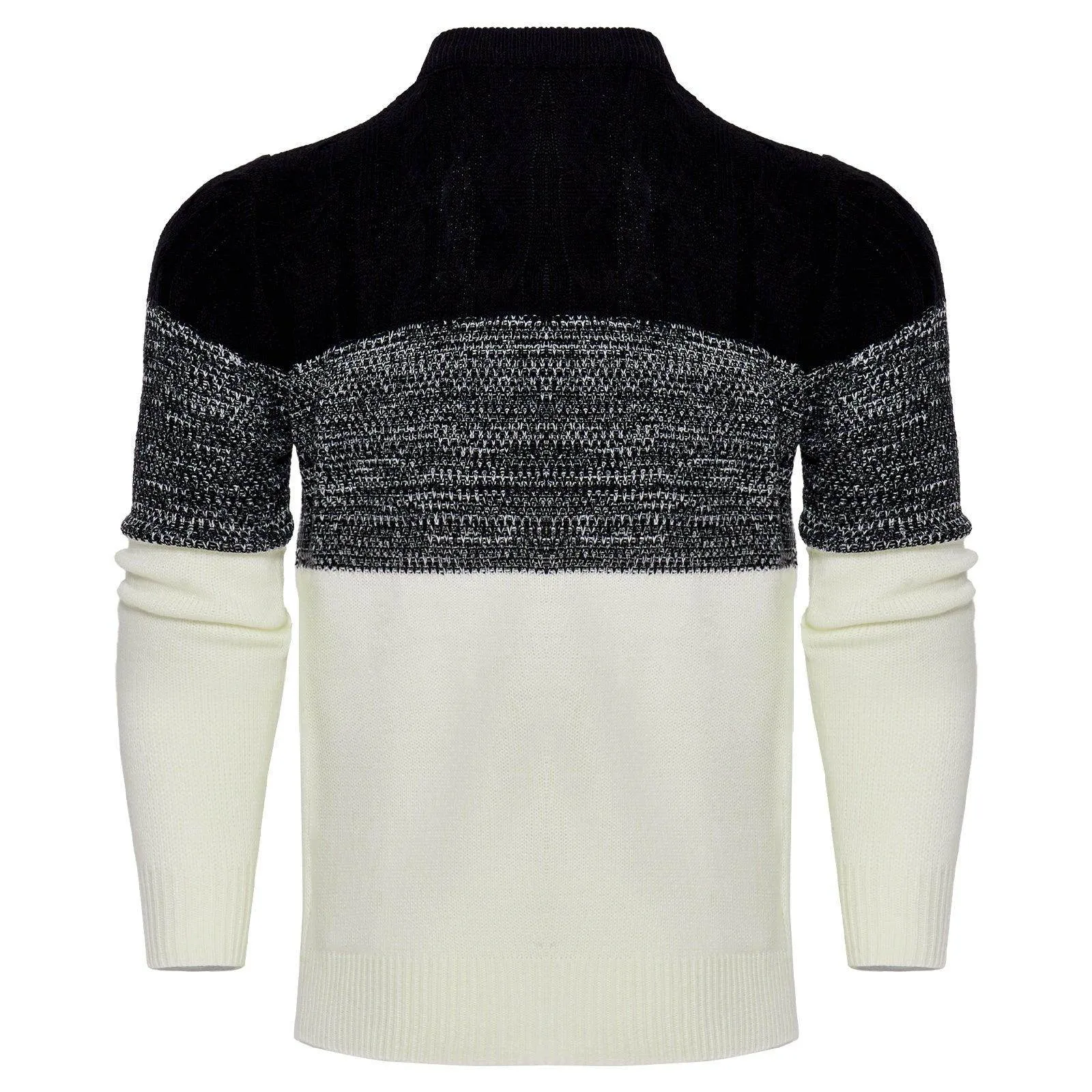 Men's Trendy Color Block Pullover Sweater