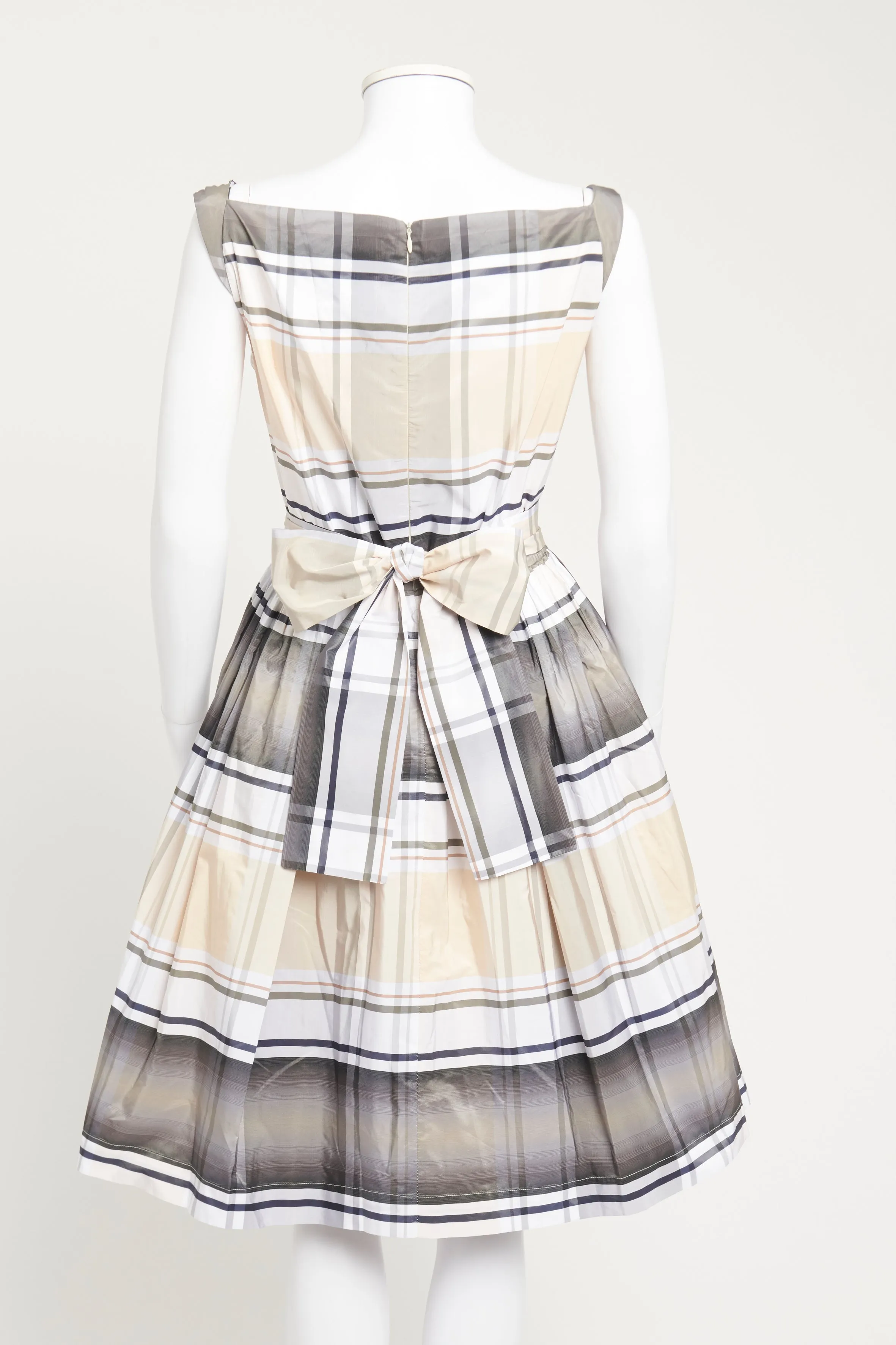 Multi Checkered Preowned Dress