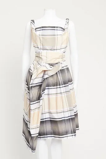 Multi Checkered Preowned Dress
