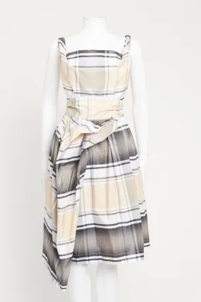 Multi Checkered Preowned Dress