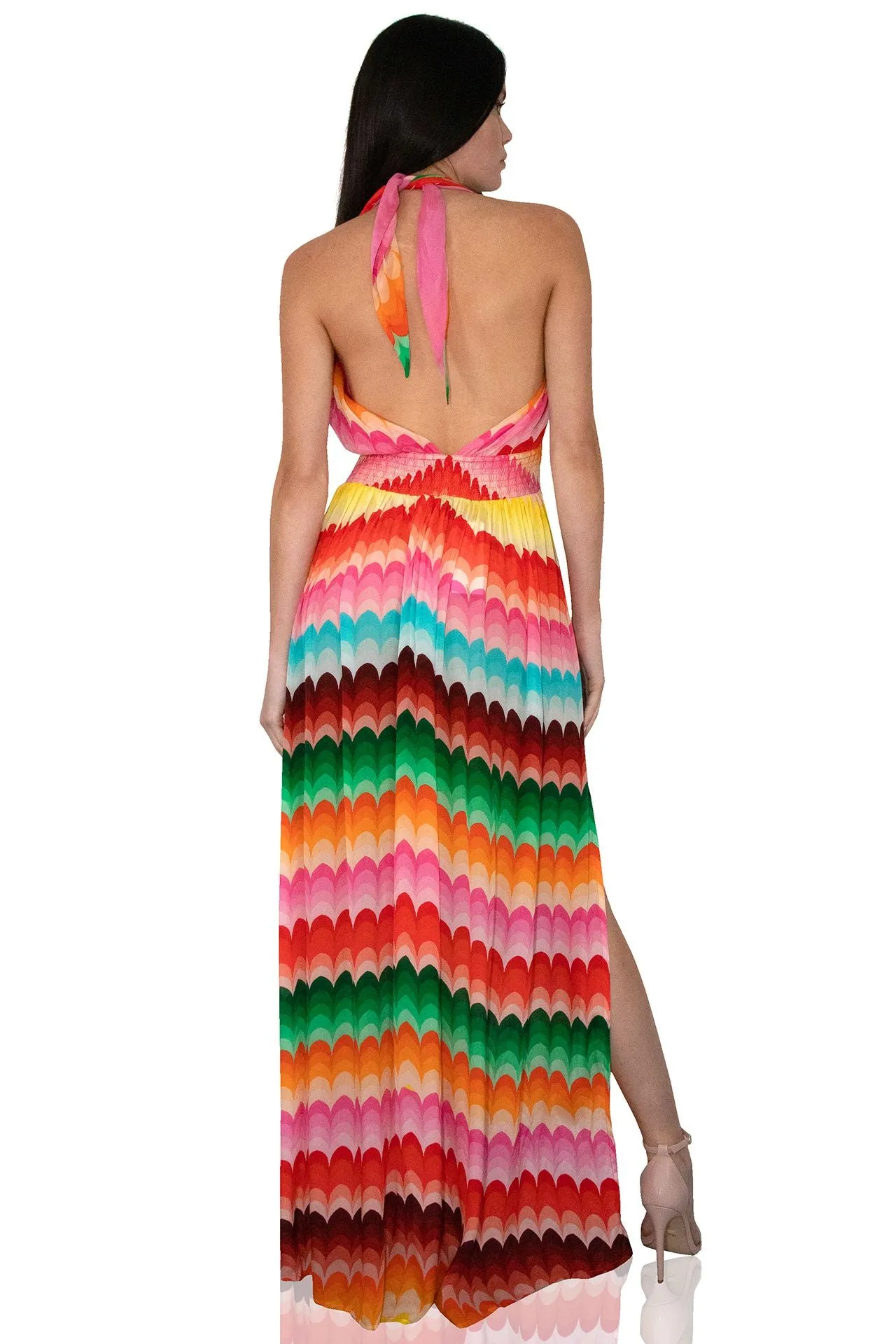 Multicolor Floor Length Dress